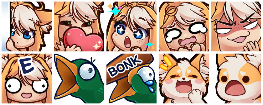 Emotes - MinaPawffles